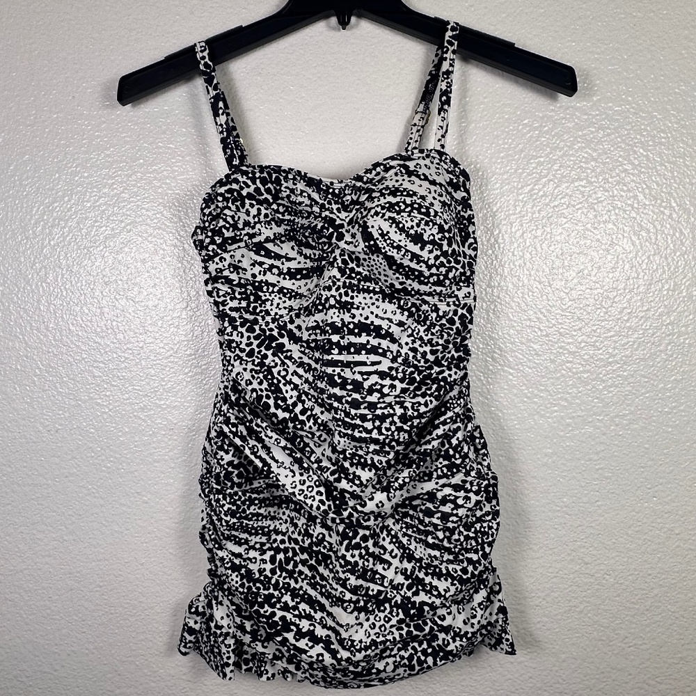 Kim Gravel X Swimsuits For All One Piece Swimsuit. Sz 8.